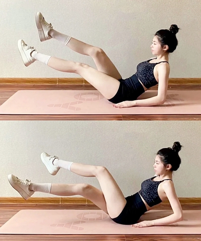 8 bài tập cơ lõi, siết mỡ bụng cường độ cao và dễ dàng tập tại nhà - Ảnh 5. 8 bài tập cơ lõi, siết mỡ bụng cường độ cao và dễ dàng tập tại nhà - Ảnh 5.