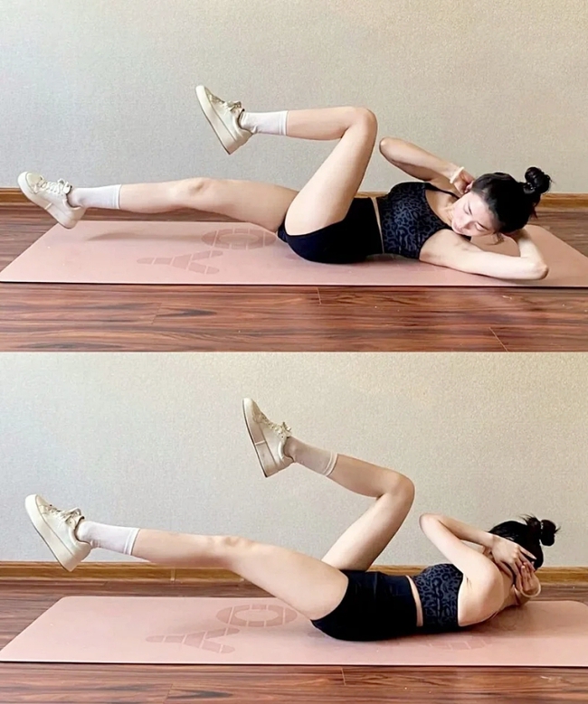 8 bài tập cơ lõi, siết mỡ bụng cường độ cao và dễ dàng tập tại nhà - Ảnh 6. 8 bài tập cơ lõi, siết mỡ bụng cường độ cao và dễ dàng tập tại nhà - Ảnh 6.