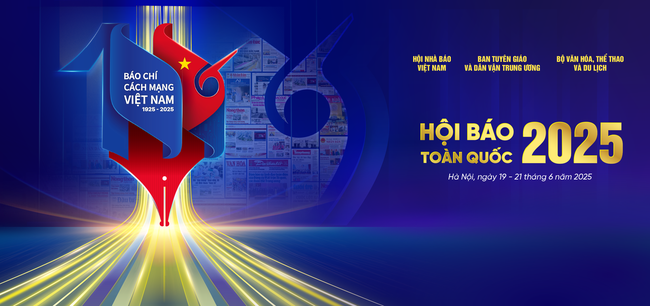 Hội Báo toàn quốc 2025: 100 năm lịch sử báo chí cách mạng được tái hiện sống động bằng công nghệ 3D - Ảnh 1. Hội Báo toàn quốc 2025: 100 năm lịch sử báo chí cách mạng được tái hiện sống động bằng công nghệ 3D - Ảnh 1.