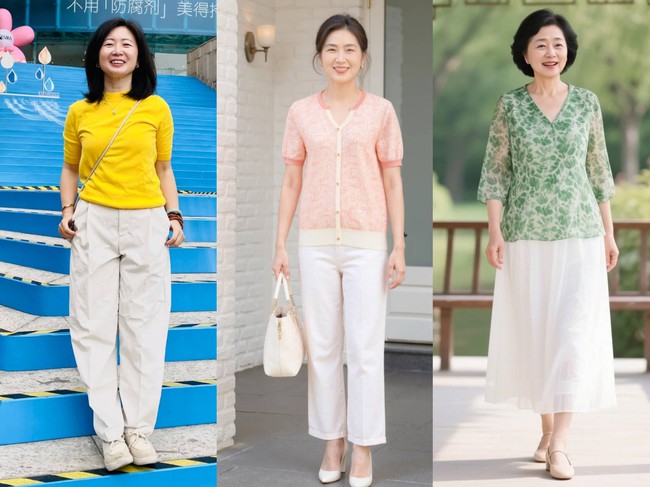Phụ nữ 50+ mặc đẹp mùa hè: Không để người khác ngắm, mà để mình thấy vui - Ảnh 6. Phụ nữ 50+ mặc đẹp mùa hè: Không để người khác ngắm, mà để mình thấy vui - Ảnh 6.