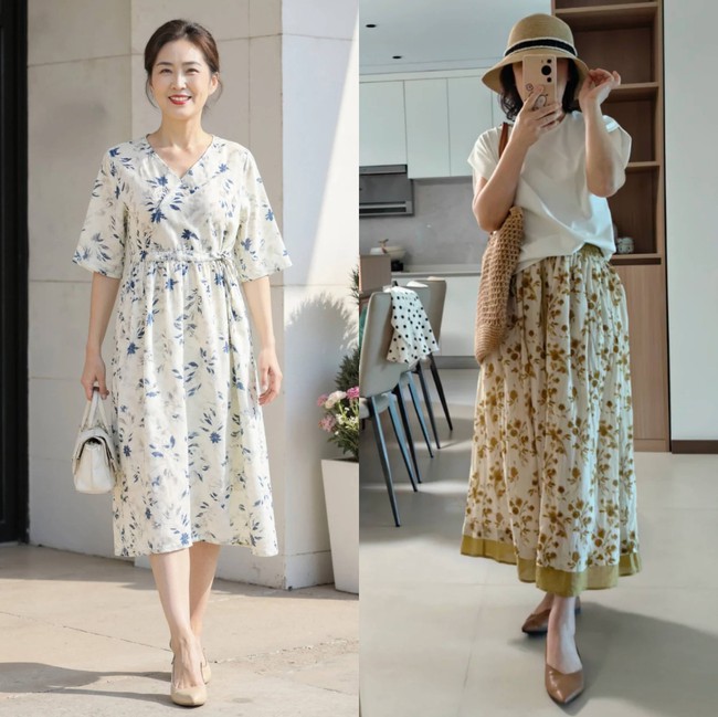 Phụ nữ 50+ mặc đẹp mùa hè: Không để người khác ngắm, mà để mình thấy vui - Ảnh 5. Phụ nữ 50+ mặc đẹp mùa hè: Không để người khác ngắm, mà để mình thấy vui - Ảnh 5.