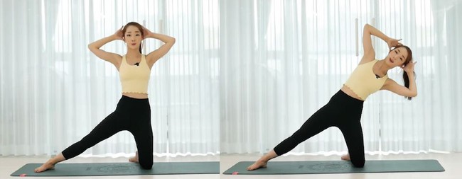 Bài tập “eo con kiến” tại Hàn Quốc: Dễ thực hiện tại nhà, chỉ cần 10 phút giãn cơ trước khi ngủ là có eo thon dáng đẹp! - Ảnh 5. Bài tập “eo con kiến” tại Hàn Quốc: Dễ thực hiện tại nhà, chỉ cần 10 phút giãn cơ trước khi ngủ là có eo thon dáng đẹp! - Ảnh 5.