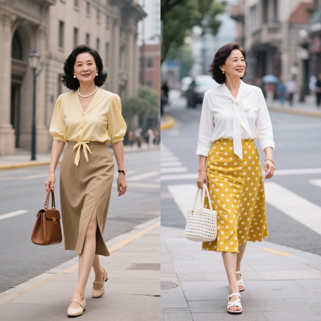 Kiểu áo này mặc lên cực sang xịn, đặc biệt là phụ nữ tuổi trung niên! - Ảnh 1. Kiểu áo này mặc lên cực sang xịn, đặc biệt là phụ nữ tuổi trung niên! - Ảnh 1.