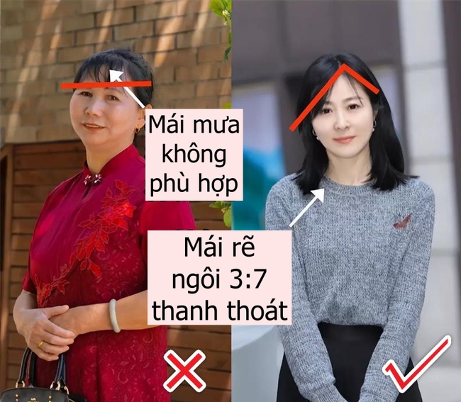 4 kiểu tóc được cho là "VÙNG CẤM" đối với phụ nữ trung niên vì kém sang, dễ bị cộng thêm 10 tuổi - Ảnh 12. 4 kiểu tóc được cho là "VÙNG CẤM" đối với phụ nữ trung niên vì kém sang, dễ bị cộng thêm 10 tuổi - Ảnh 12.