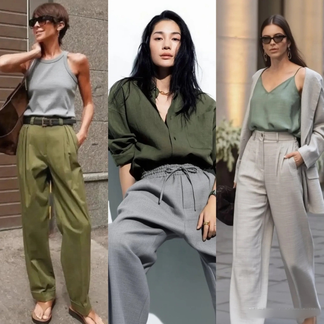 Màu xám dễ làm bạn trông già và quê mùa, nhưng phối thế này thì "đẹp xỉu" - Ảnh 8. Màu xám dễ làm bạn trông già và quê mùa, nhưng phối thế này thì "đẹp xỉu" - Ảnh 8.