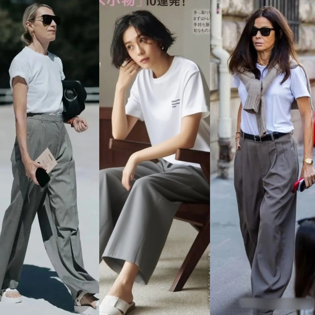 Màu xám dễ làm bạn trông già và quê mùa, nhưng phối thế này thì "đẹp xỉu" - Ảnh 2. Màu xám dễ làm bạn trông già và quê mùa, nhưng phối thế này thì "đẹp xỉu" - Ảnh 2.