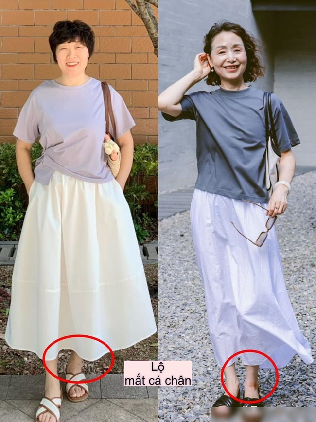 Tạm biệt combo áo thun - quần short: Phụ nữ trung niên muốn mặc đẹp trẻ trung, hãy thử ngay những kiểu phối đồ này - Ảnh 2. Tạm biệt combo áo thun - quần short: Phụ nữ trung niên muốn mặc đẹp trẻ trung, hãy thử ngay những kiểu phối đồ này - Ảnh 2.