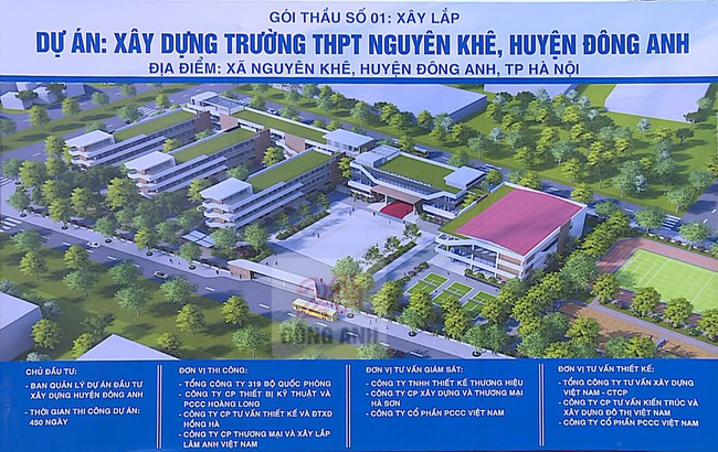 Cận cảnh 1 trong 2 trường THPT mới ở Hà Nội, sẽ thông báo tuyển sinh trong vài ngày tới: Diện tích hơn 25.000m2, được đầu tư hơn 200 tỷ - Ảnh 1.
