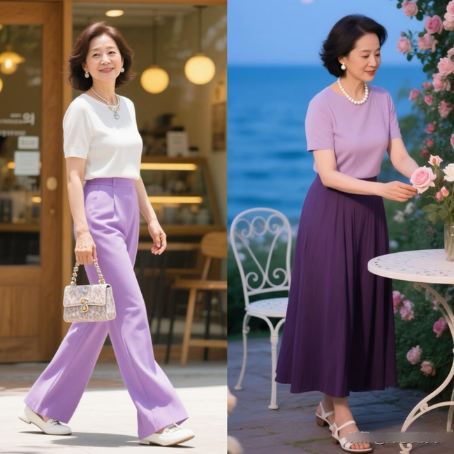 Phụ nữ tuổi 50–60, dù mặc gì mùa hè cũng nên tránh xa 3 gam màu "kém sang" này – vì chúng làm tụt hẳn khí chất! - Ảnh 12. Phụ nữ tuổi 50–60, dù mặc gì mùa hè cũng nên tránh xa 3 gam màu "kém sang" này – vì chúng làm tụt hẳn khí chất! - Ảnh 12.