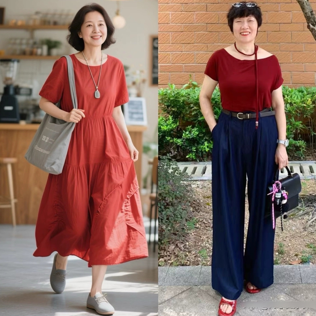 Phụ nữ tuổi 50–60, dù mặc gì mùa hè cũng nên tránh xa 3 gam màu "kém sang" này – vì chúng làm tụt hẳn khí chất! - Ảnh 9. Phụ nữ tuổi 50–60, dù mặc gì mùa hè cũng nên tránh xa 3 gam màu "kém sang" này – vì chúng làm tụt hẳn khí chất! - Ảnh 9.