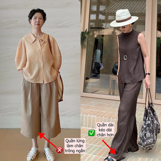 Mùa hè, phụ nữ trung niên nên sắm đủ 3 kiểu quần "nghe tên đã thấy sang", mặc vào lại vừa mát vừa tôn dáng - Ảnh 4. Mùa hè, phụ nữ trung niên nên sắm đủ 3 kiểu quần "nghe tên đã thấy sang", mặc vào lại vừa mát vừa tôn dáng - Ảnh 4.