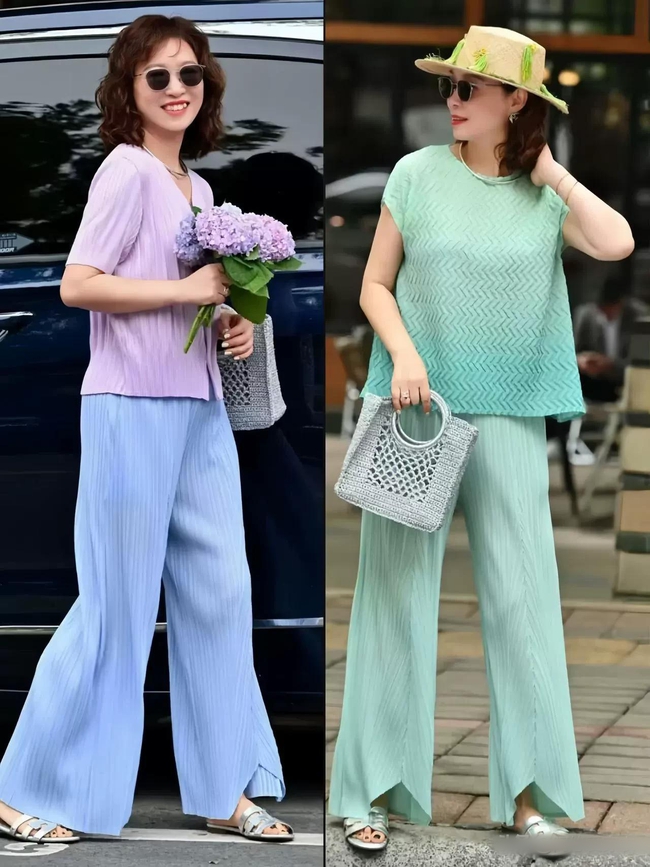 Phụ nữ tuổi 50–60, dù mặc gì mùa hè cũng nên tránh xa 3 gam màu "kém sang" này – vì chúng làm tụt hẳn khí chất! - Ảnh 8. Phụ nữ tuổi 50–60, dù mặc gì mùa hè cũng nên tránh xa 3 gam màu "kém sang" này – vì chúng làm tụt hẳn khí chất! - Ảnh 8.
