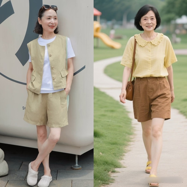 Mùa hè, phụ nữ trung niên nên sắm đủ 3 kiểu quần "nghe tên đã thấy sang", mặc vào lại vừa mát vừa tôn dáng - Ảnh 2. Mùa hè, phụ nữ trung niên nên sắm đủ 3 kiểu quần "nghe tên đã thấy sang", mặc vào lại vừa mát vừa tôn dáng - Ảnh 2.