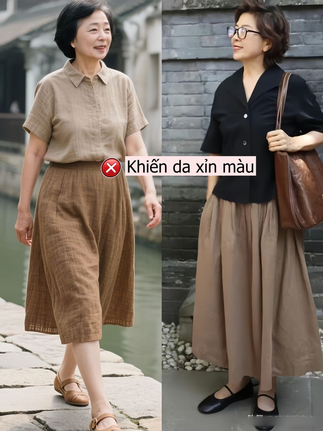 Phụ nữ tuổi 50–60, dù mặc gì mùa hè cũng nên tránh xa 3 gam màu "kém sang" này – vì chúng làm tụt hẳn khí chất! - Ảnh 3. Phụ nữ tuổi 50–60, dù mặc gì mùa hè cũng nên tránh xa 3 gam màu "kém sang" này – vì chúng làm tụt hẳn khí chất! - Ảnh 3.