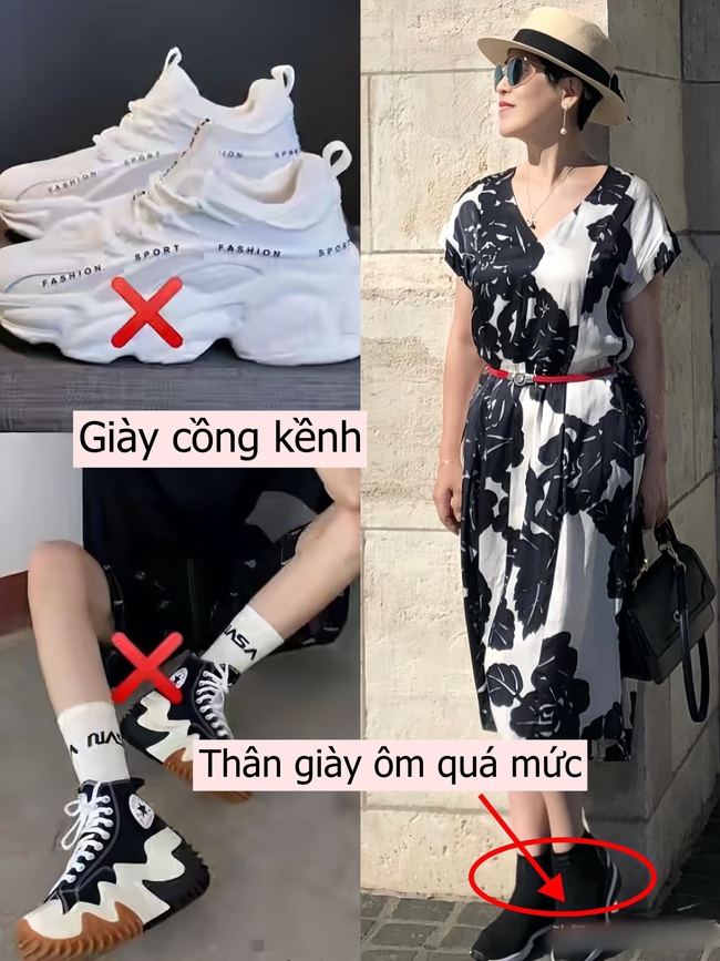 Phụ nữ trung niên đừng chọn giày thể thao &quot;cổ cao – đế dày&quot;, thay vào đó là những mẫu giày vừa thoải mái vừa thời thượng - Ảnh 4.