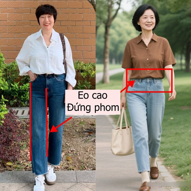 Khi bạn bước sang tuổi 50–60, hãy từ bỏ áo ba lỗ và quần ống rộng, chuyển sang những cách phối đồ này sẽ thời trang hơn nhiều - Ảnh 12.