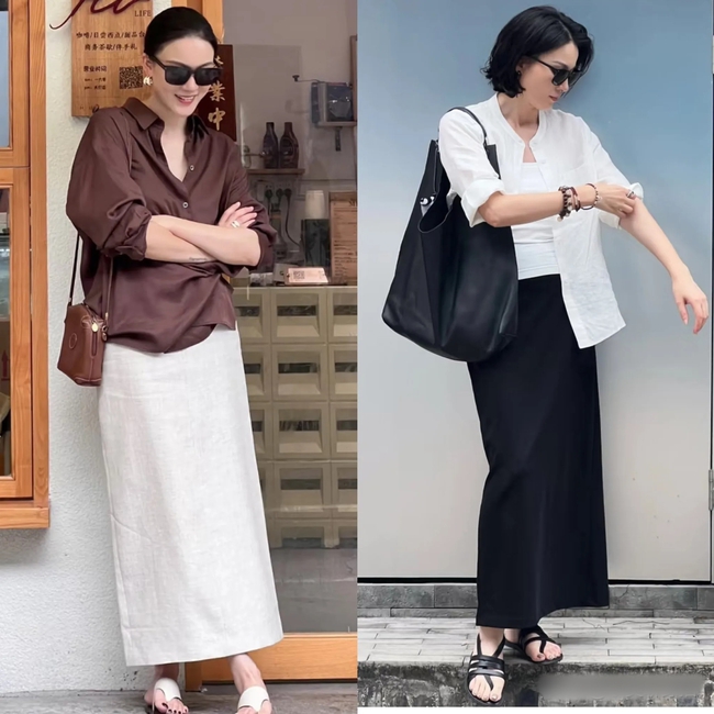Phụ nữ 40+ mùa hè mặc sao để trẻ trung “không tuổi”? Thử mặc thế này, đẹp xuất sắc! - Ảnh 5. Phụ nữ 40+ mùa hè mặc sao để trẻ trung “không tuổi”? Thử mặc thế này, đẹp xuất sắc! - Ảnh 5.