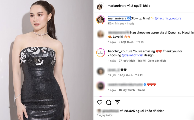 Mỹ nhân Philippines mê thiết kế Việt đến mức "5 lần 7 lượt" tự order, còn diện trong lễ kỷ niệm 10 năm ngày cưới - Ảnh 2. Mỹ nhân Philippines mê thiết kế Việt đến mức "5 lần 7 lượt" tự order, còn diện trong lễ kỷ niệm 10 năm ngày cưới - Ảnh 2.