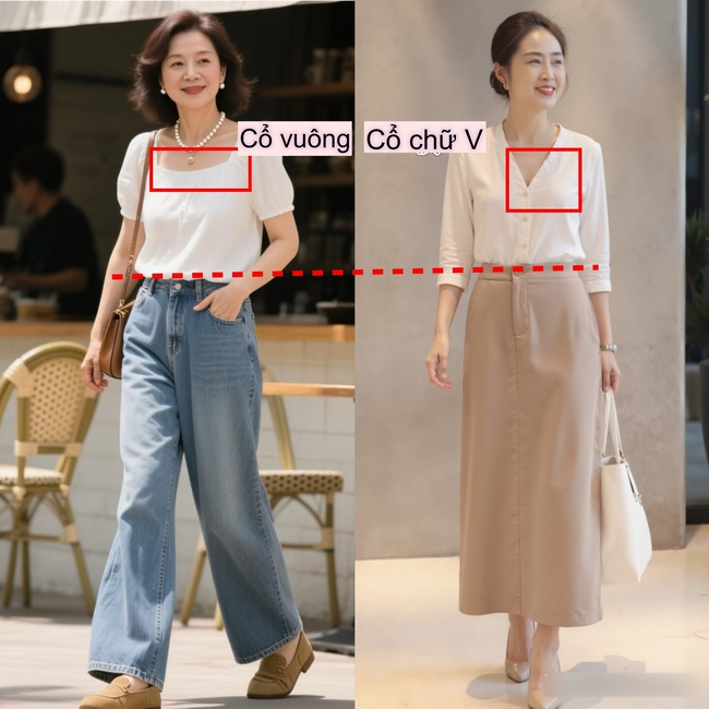 Phụ nữ trung niên có vòng 2 “kém thon” nên thử ngay mẹo sơ vin này: Vừa thời trang lại vừa tôn dáng, không đẹp cũng khó! - Ảnh 11. Phụ nữ trung niên có vòng 2 “kém thon” nên thử ngay mẹo sơ vin này: Vừa thời trang lại vừa tôn dáng, không đẹp cũng khó! - Ảnh 11.