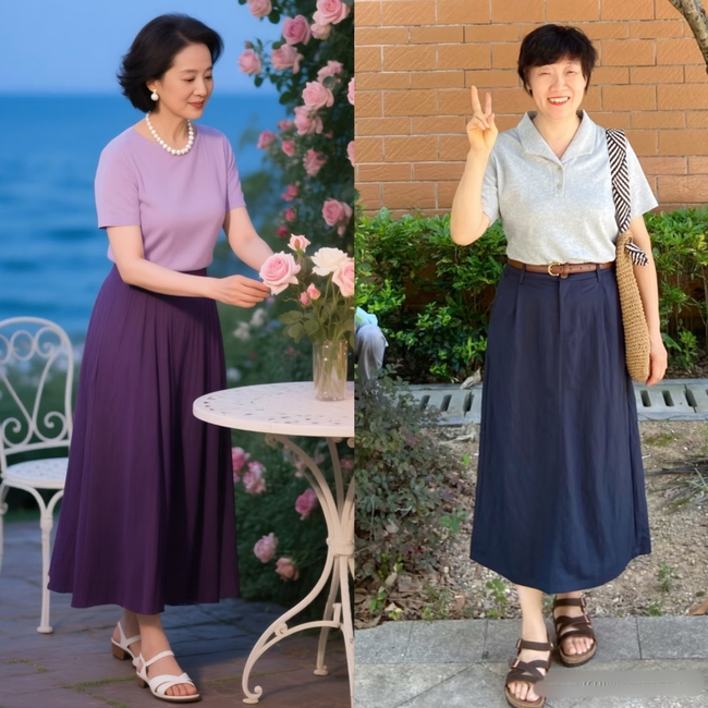 Phụ nữ trung niên có vòng 2 “kém thon” nên thử ngay mẹo sơ vin này: Vừa thời trang lại vừa tôn dáng, không đẹp cũng khó! - Ảnh 2. Phụ nữ trung niên có vòng 2 “kém thon” nên thử ngay mẹo sơ vin này: Vừa thời trang lại vừa tôn dáng, không đẹp cũng khó! - Ảnh 2.