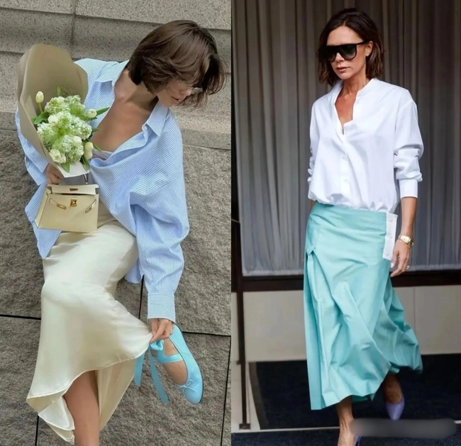 Mùa hè này, chán đen trắng xám rồi, hãy thử những gam màu tuyệt đẹp này – vừa tôn da, vừa trẻ trung, lại sang trọng - Ảnh 3. Mùa hè này, chán đen trắng xám rồi, hãy thử những gam màu tuyệt đẹp này – vừa tôn da, vừa trẻ trung, lại sang trọng - Ảnh 3.