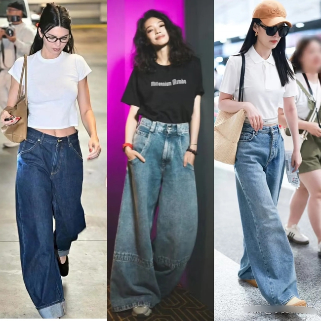 Mùa hè nhất định phải có một chiếc quần jeans ống rộng – mặc lên trẻ trung, sành điệu hơn gấp bội - Ảnh 4. Mùa hè nhất định phải có một chiếc quần jeans ống rộng – mặc lên trẻ trung, sành điệu hơn gấp bội - Ảnh 4.