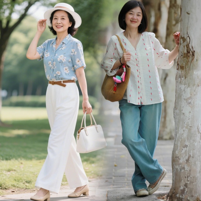 Phụ nữ 50 tuổi nhất định phải biết! Nói lời tạm biệt với lo âu ngoại hình, áp dụng ngay những công thức phối đồ mùa hè này – sang trọng và cuốn hút bền lâu - Ảnh 9.