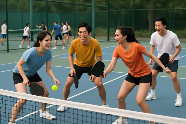 Tôi phát hiện đồng nghiệp vẫn &quot;lén&quot; chơi social pickleball và học 1-1, dù tuyên bố… giải nghệ - Ảnh 1.