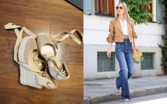 Mặc quần jean ống loe đi làm, nên phối giày gì? 6 kiểu giày hợp nhất với quần jean ống loe - Ảnh 5.