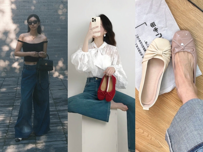 Mặc quần jean ống loe đi làm, nên phối giày gì? 6 kiểu giày hợp nhất với quần jean ống loe - Ảnh 6.