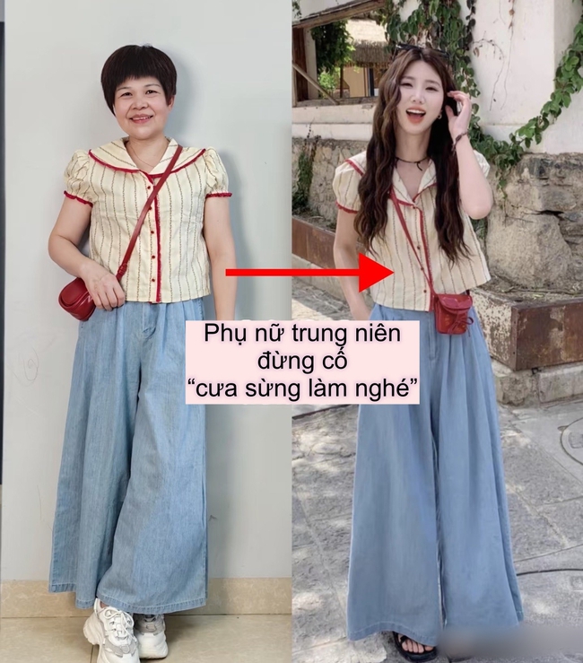 Phụ nữ tuổi 40+ nên tránh xa áo hoa sặc sỡ, chọn dáng suông thẳng để che khuyết điểm - Ảnh 7. Phụ nữ tuổi 40+ nên tránh xa áo hoa sặc sỡ, chọn dáng suông thẳng để che khuyết điểm - Ảnh 7.