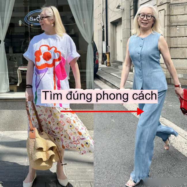 Phụ nữ tuổi 40+ nên tránh xa áo hoa sặc sỡ, chọn dáng suông thẳng để che khuyết điểm - Ảnh 8. Phụ nữ tuổi 40+ nên tránh xa áo hoa sặc sỡ, chọn dáng suông thẳng để che khuyết điểm - Ảnh 8.