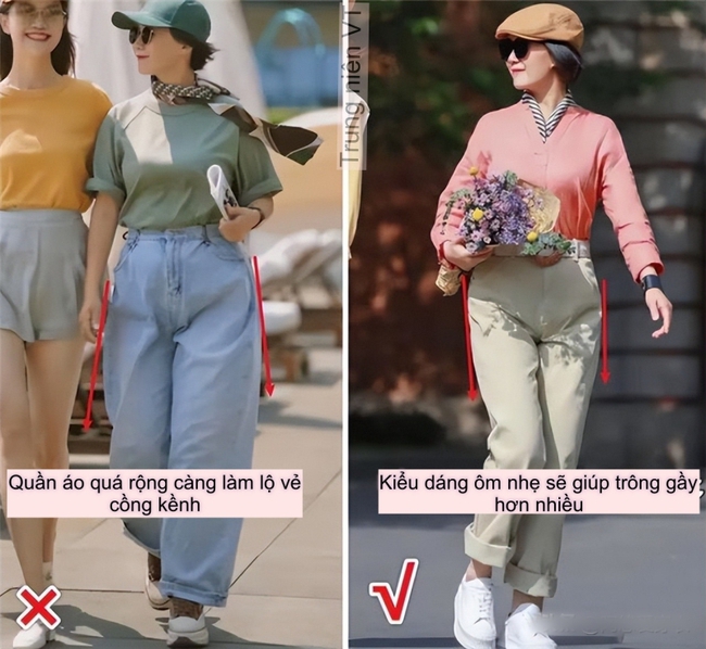 Phụ nữ tuổi 40+ có phần thân dưới đầy đặn nên tránh xa quần ống rộng và kiểu quần không đường may - Ảnh 4. Phụ nữ tuổi 40+ có phần thân dưới đầy đặn nên tránh xa quần ống rộng và kiểu quần không đường may - Ảnh 4.