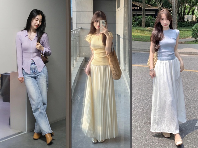 Năm nay &quot;áo len mỏng&quot; quá hot, được ví như bảo bối trẻ hóa ngày đầu hè – dễ dàng tạo nên vẻ đẹp dịu dàng, thanh lịch - Ảnh 2.