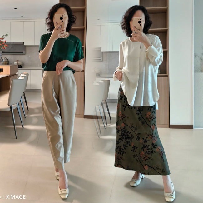 Phụ nữ tuổi 50 mặc thế này mới toát lên khí chất! Bí kíp phối đồ đơn giản ngày hè, nâng tầm phong thái mà không lo "sai lầm" - Ảnh 4. Phụ nữ tuổi 50 mặc thế này mới toát lên khí chất! Bí kíp phối đồ đơn giản ngày hè, nâng tầm phong thái mà không lo "sai lầm" - Ảnh 4.