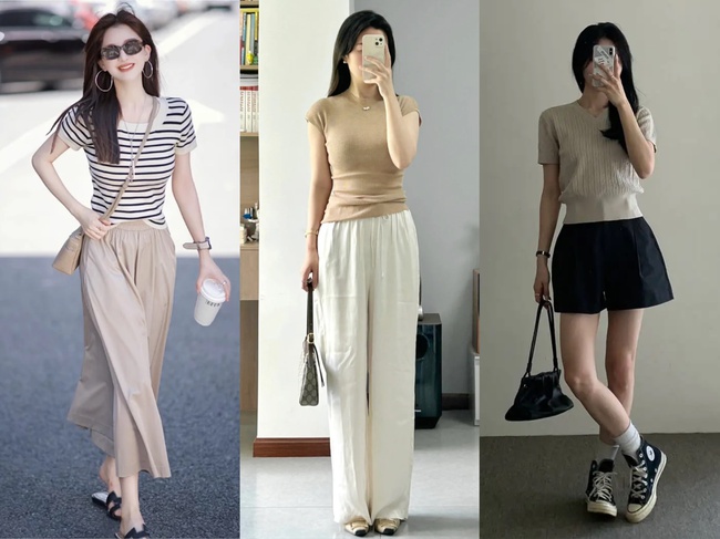 Năm nay &quot;áo len mỏng&quot; quá hot, được ví như bảo bối trẻ hóa ngày đầu hè – dễ dàng tạo nên vẻ đẹp dịu dàng, thanh lịch - Ảnh 12.
