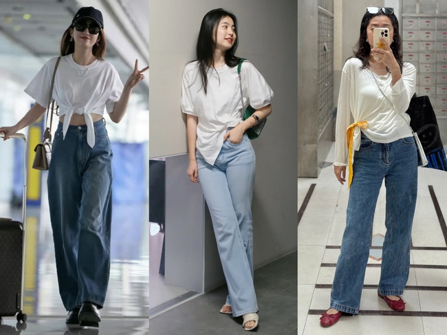 Năm nay "áo thun trắng basic" quá hot – học ngay những bí quyết này để mở khóa công thức thời trang mùa hè - Ảnh 7. Năm nay "áo thun trắng basic" quá hot – học ngay những bí quyết này để mở khóa công thức thời trang mùa hè - Ảnh 7.