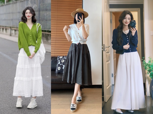 Năm nay &quot;áo len mỏng&quot; quá hot, được ví như bảo bối trẻ hóa ngày đầu hè – dễ dàng tạo nên vẻ đẹp dịu dàng, thanh lịch - Ảnh 9.