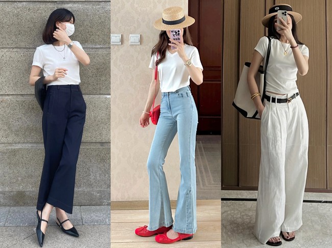 Năm nay "áo thun trắng basic" quá hot – học ngay những bí quyết này để mở khóa công thức thời trang mùa hè - Ảnh 1. Năm nay "áo thun trắng basic" quá hot – học ngay những bí quyết này để mở khóa công thức thời trang mùa hè - Ảnh 1.