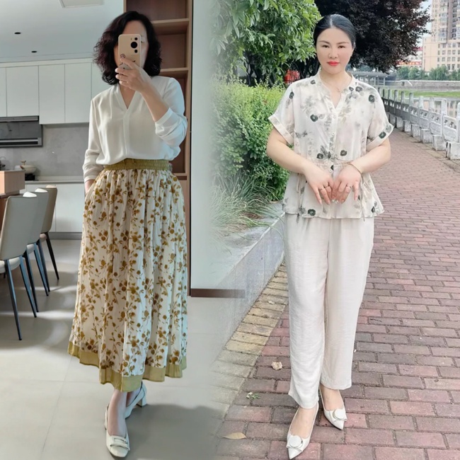 Phụ nữ tuổi 50 mặc thế này mới toát lên khí chất! Bí kíp phối đồ đơn giản ngày hè, nâng tầm phong thái mà không lo "sai lầm" - Ảnh 5. Phụ nữ tuổi 50 mặc thế này mới toát lên khí chất! Bí kíp phối đồ đơn giản ngày hè, nâng tầm phong thái mà không lo "sai lầm" - Ảnh 5.