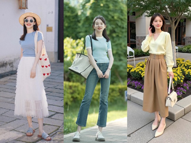Năm nay &quot;áo len mỏng&quot; quá hot, được ví như bảo bối trẻ hóa ngày đầu hè – dễ dàng tạo nên vẻ đẹp dịu dàng, thanh lịch - Ảnh 1.