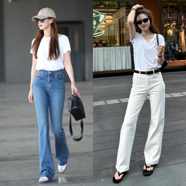 Năm nay "áo thun trắng basic" quá hot – học ngay những bí quyết này để mở khóa công thức thời trang mùa hè - Ảnh 4. Năm nay "áo thun trắng basic" quá hot – học ngay những bí quyết này để mở khóa công thức thời trang mùa hè - Ảnh 4.