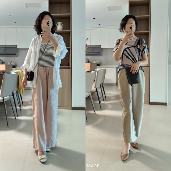 Phụ nữ tuổi 50 mặc thế này mới toát lên khí chất! Bí kíp phối đồ đơn giản ngày hè, nâng tầm phong thái mà không lo "sai lầm" - Ảnh 8. Phụ nữ tuổi 50 mặc thế này mới toát lên khí chất! Bí kíp phối đồ đơn giản ngày hè, nâng tầm phong thái mà không lo "sai lầm" - Ảnh 8.