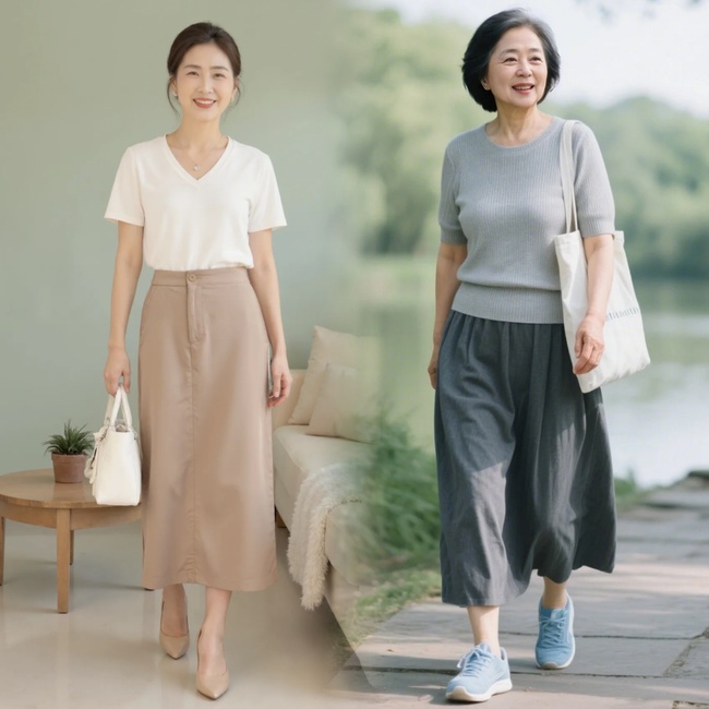 Phụ nữ tuổi 50 mặc thế này mới toát lên khí chất! Bí kíp phối đồ đơn giản ngày hè, nâng tầm phong thái mà không lo "sai lầm" - Ảnh 2. Phụ nữ tuổi 50 mặc thế này mới toát lên khí chất! Bí kíp phối đồ đơn giản ngày hè, nâng tầm phong thái mà không lo "sai lầm" - Ảnh 2.