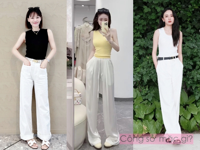 Phụ nữ 40+ nên có ít nhất một chiếc quần trắng: bí quyết mặc đẹp, thanh lịch mà không gò bó - Ảnh 10.