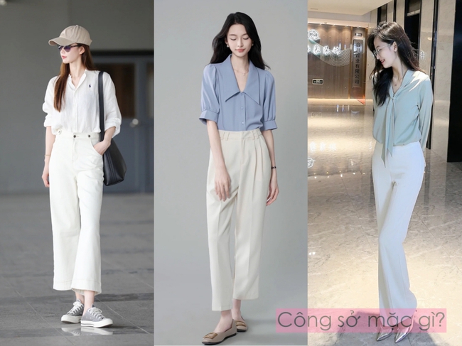 Phụ nữ 40+ nên có ít nhất một chiếc quần trắng: bí quyết mặc đẹp, thanh lịch mà không gò bó - Ảnh 11.