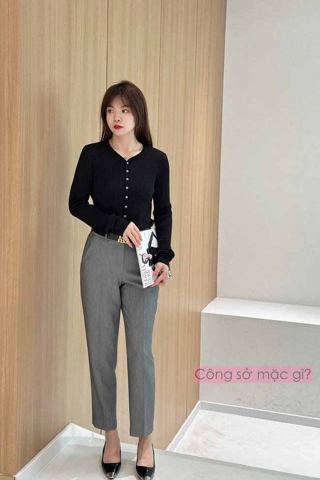 Phụ nữ trưởng thành muốn khí chất nhân đôi, nhất định phải có một chiếc quần côn - Ảnh 12. Phụ nữ trưởng thành muốn khí chất nhân đôi, nhất định phải có một chiếc quần côn - Ảnh 12.