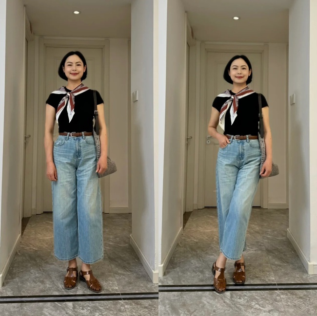 Gợi ý phối đồ phong cách thanh lịch trưởng thành cho phụ nữ 50+ dáng đầy đặn – set nào cũng đẹp mê - Ảnh 4.