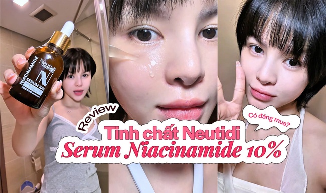 Serum Neutidi Niacinamide 10% có thật sự cải thiện làn da mụn và thâm sạm? - Ảnh 1. Serum Neutidi Niacinamide 10% có thật sự cải thiện làn da mụn và thâm sạm? - Ảnh 1.