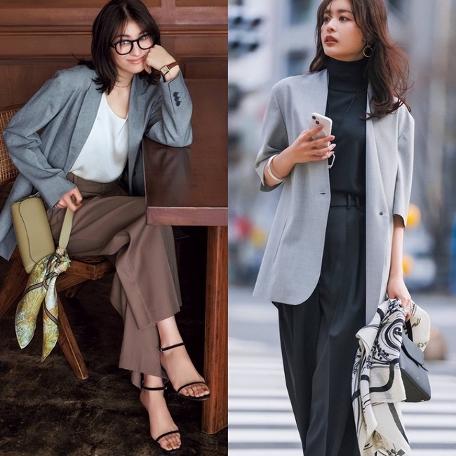 Bí quyết phối đồ với gam xám sang trọng: 4 mùa đều đẹp, tạm biệt sự quê mùa! - Ảnh 4. Bí quyết phối đồ với gam xám sang trọng: 4 mùa đều đẹp, tạm biệt sự quê mùa! - Ảnh 4.